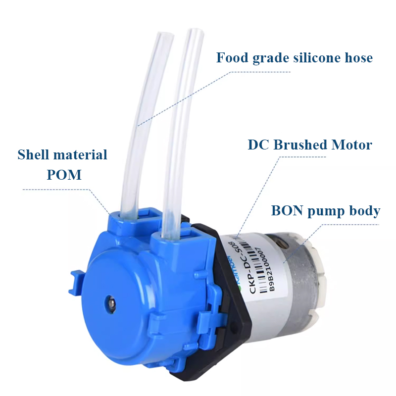 Mini Peristaltic Pump 12V - Pompa Peristaltica Dosatrice Autoadescante Reversibile 12V