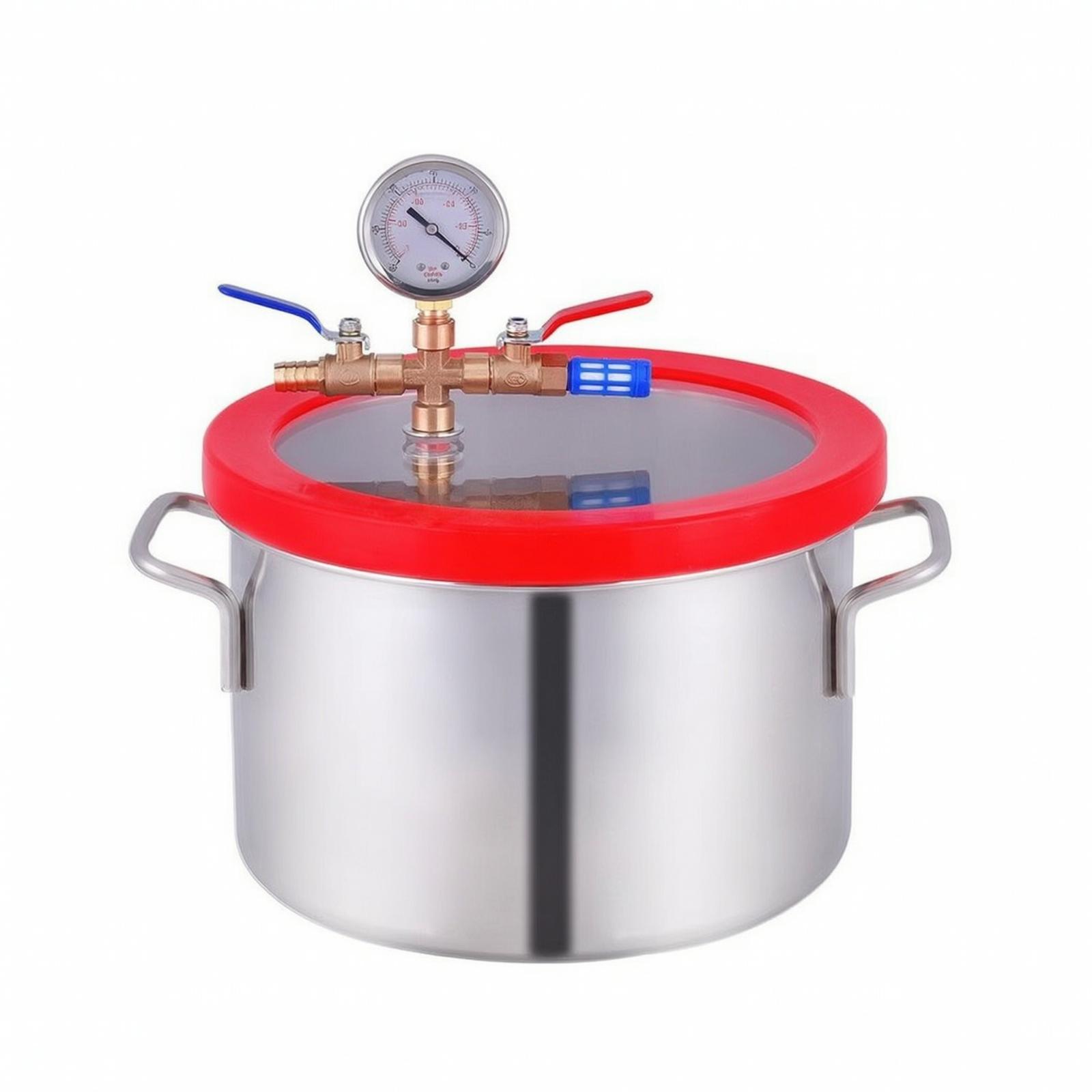 Vacuum Chamber Kit With Pump - Kit Camera di Degassaggio Sottovuoto 5.6L