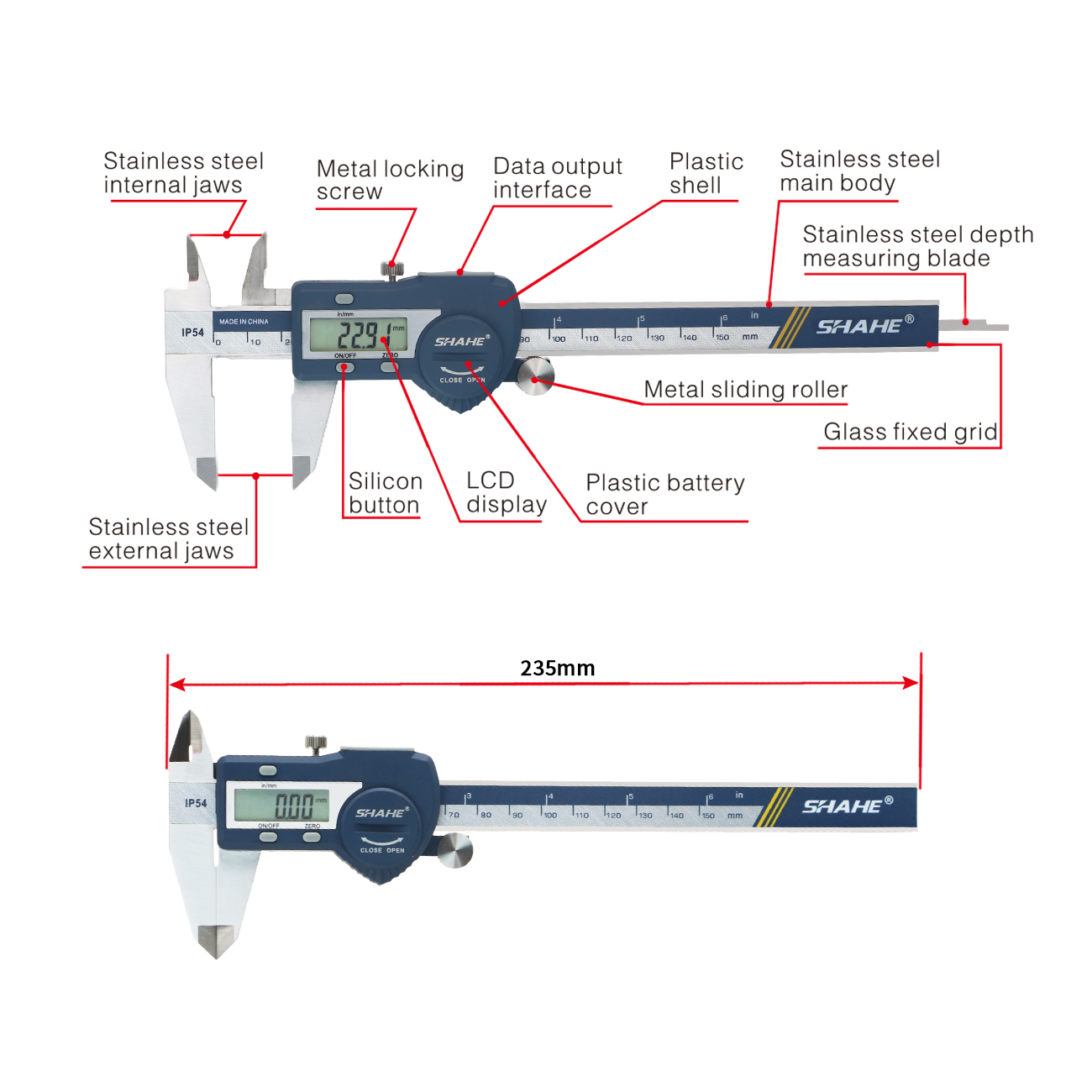 Calibro Digitale in Acciaio In - Digital Caliper 150Mm Stainless Steel recensione e prezzo