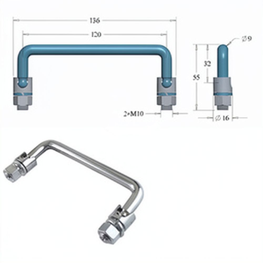 Maniglia pieghevole a incasso  - Industrial Tools recensione e prezzo