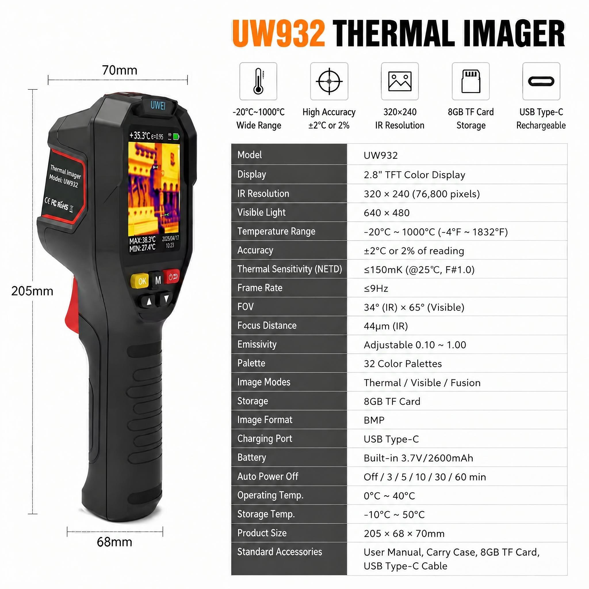 Termocamera Portatile 32x32 -2 - Thermal Imaging Camera Pcb Repair recensione e prezzo