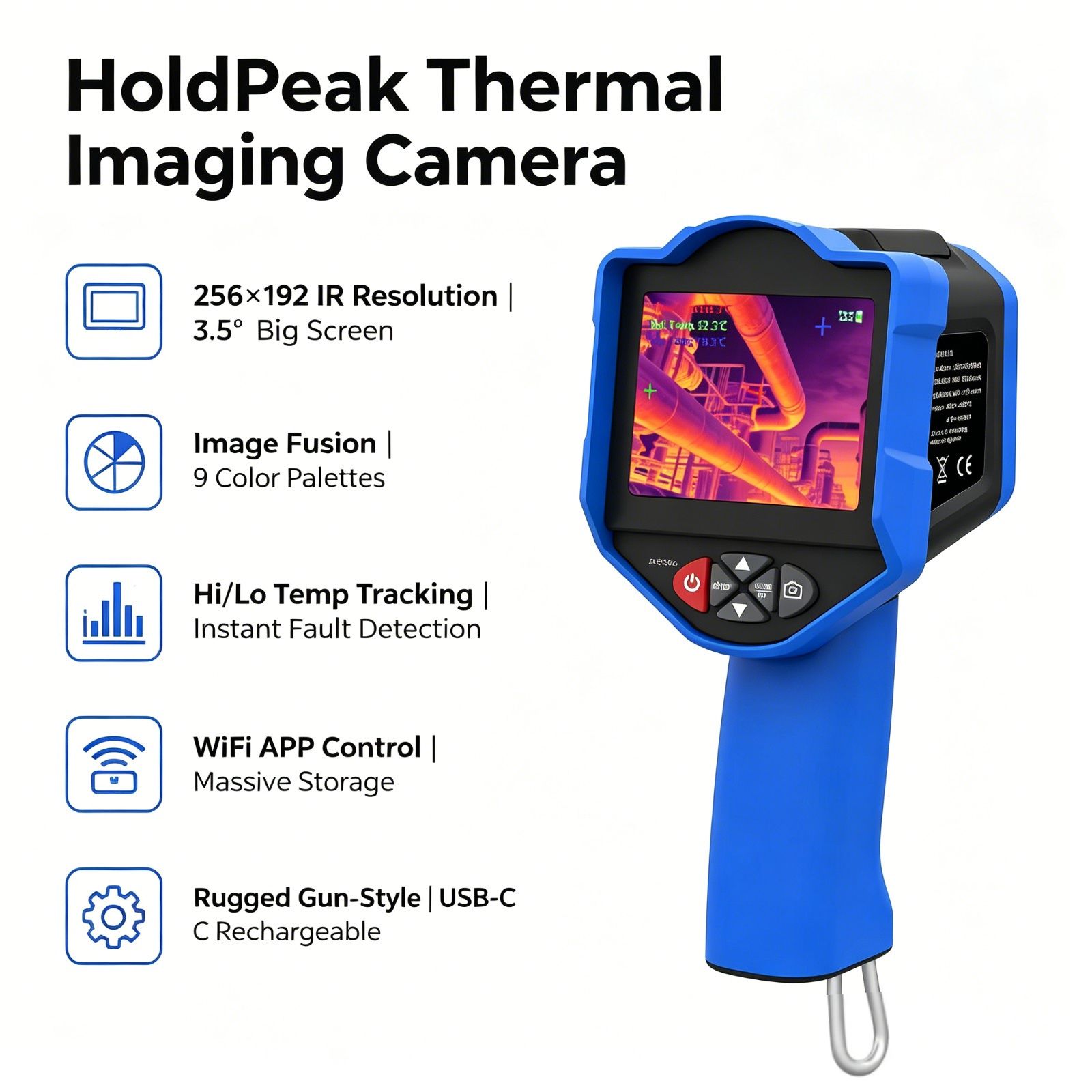 Termocamera HoldPeak 256x192 a - Thermal Imaging Camera Pcb Repair recensione e prezzo