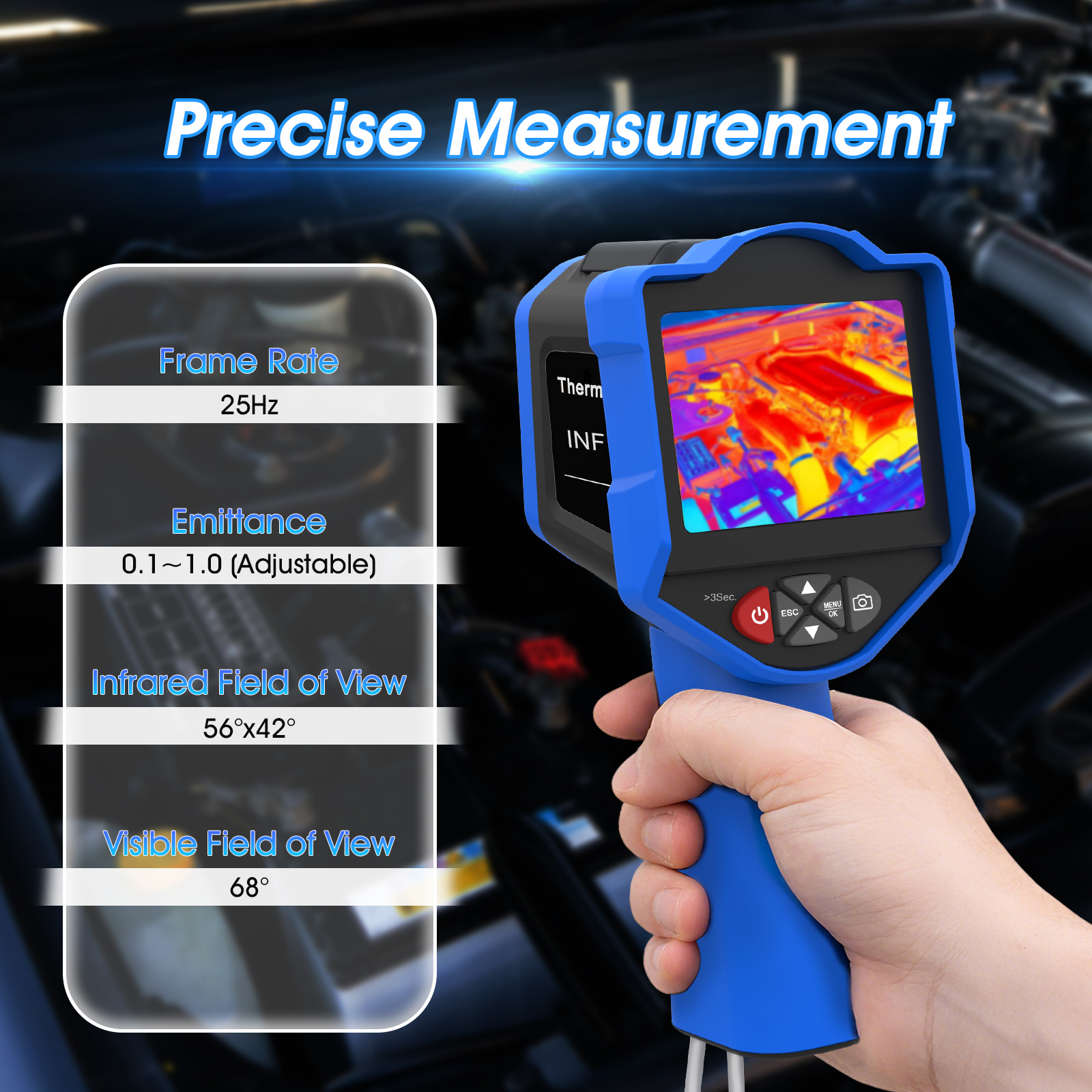 Termocamera HoldPeak 256x192 a - Thermal Imaging Camera Pcb Repair recensione e prezzo